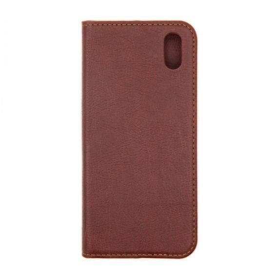 Flip Stand Leather Wallet Card holder Case Red Brown For iPhone XS Max