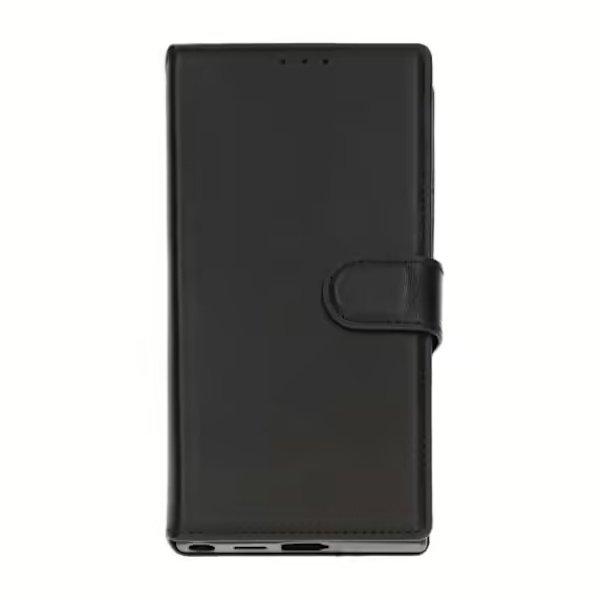Samsung Galaxy S24 Ultra Plånboksfodral Läder Rvelon - Svart