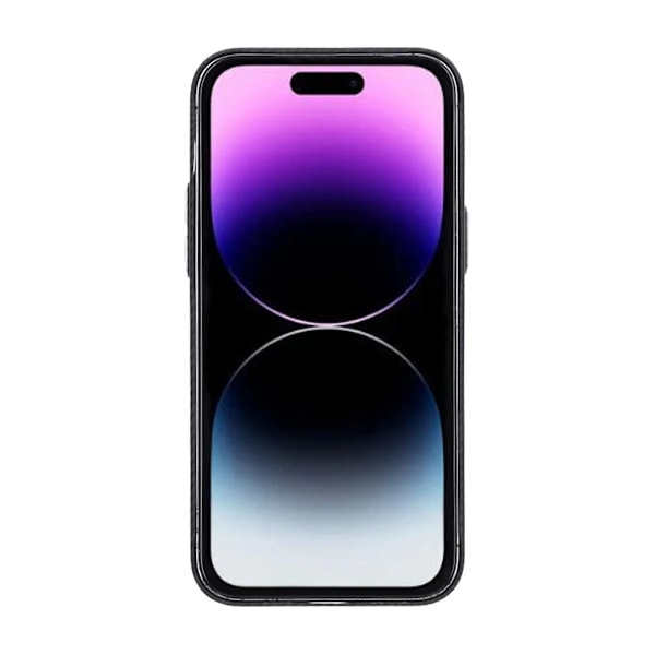 iPhone 14 Pro Max Mobilskal Carbonmönstrad - Svart