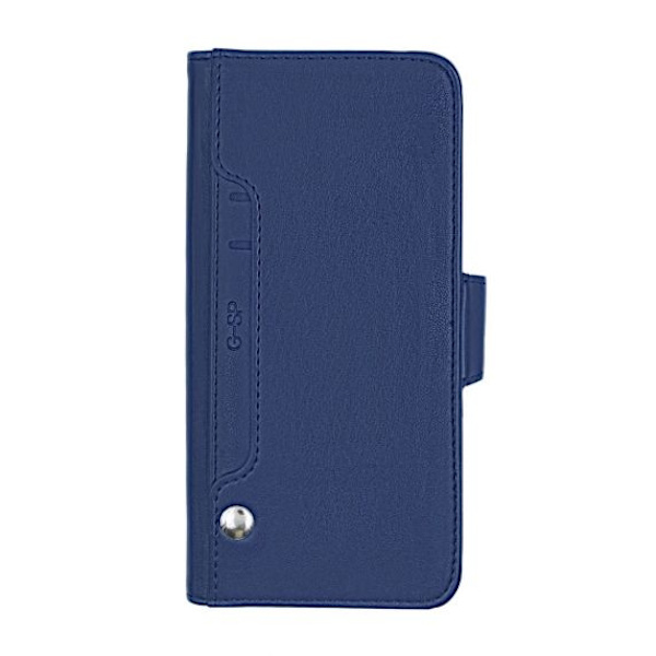 iPhone XS Max Flip Stand PU Leather Extra Card Wallet Case Blue