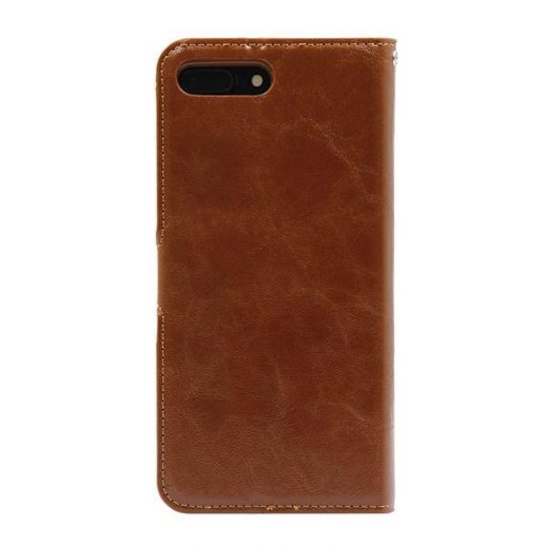 Detachable Leather Case For iPhone 7 Plus/8 Plus Brown