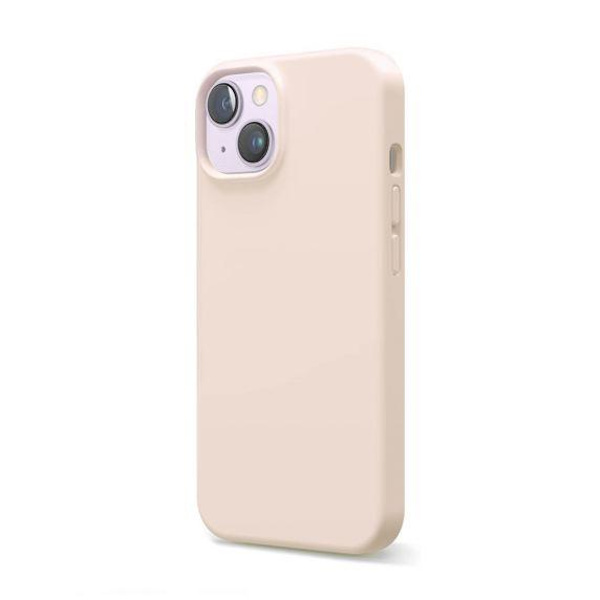 iPhone 14 Silikonskal - Sand Rosa