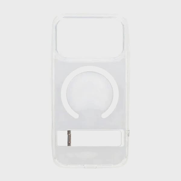 Mobilskal med Stativ för iPhone 17 Pro - Transparent