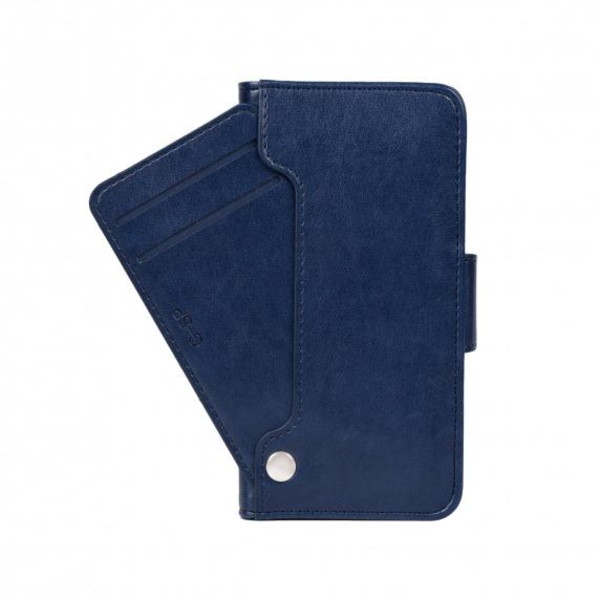 Flip Stand PU Leather Kickstand Card Case Blue For iPhone 11 Pro