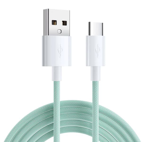 SiGN Boost USB-A till USB-C Kabel, 3A, 2m - Grön