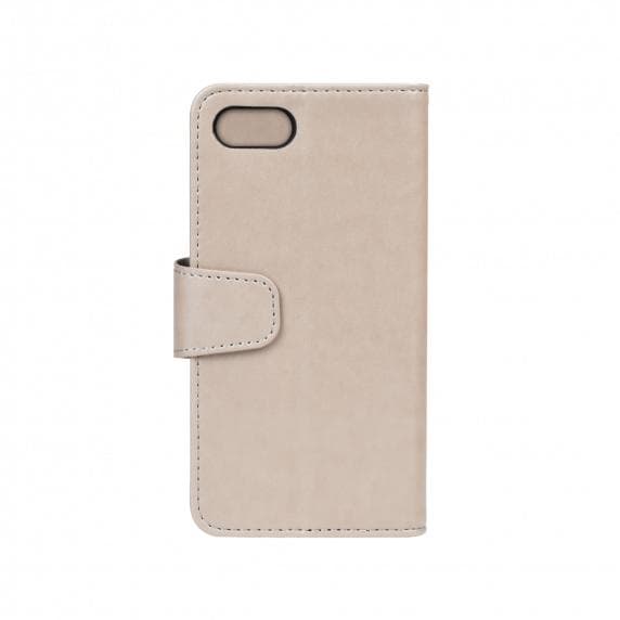 Flip Stand PU Leather Kickstand Card Case Grey For iPhone 7 Plus/8 Plus