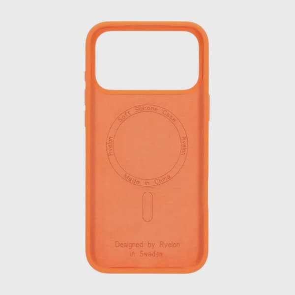 Rvelon Silikonskal MagSafe för iPhone 17 Pro - Orange