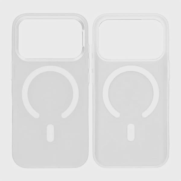 Magsafe-skal iPhone 17 Pro Max, Kameraskydd - Frostat Vit