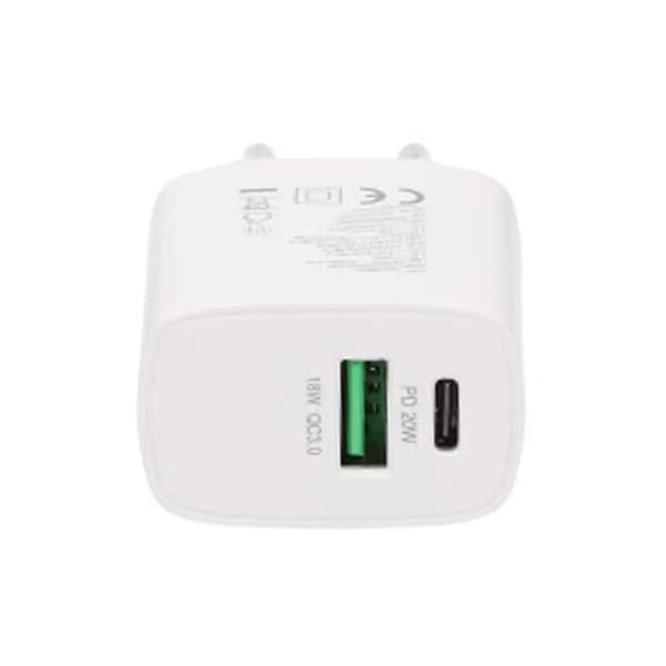 Rvelon Fast Charger Dual USB-A & USB-C 20W 10 pcs pack