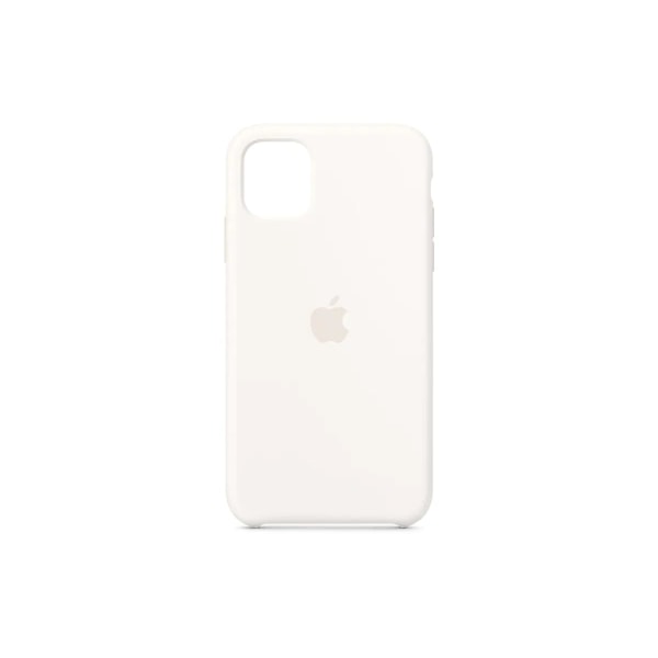 Apple iPhone 11 Silikonskal (vit)