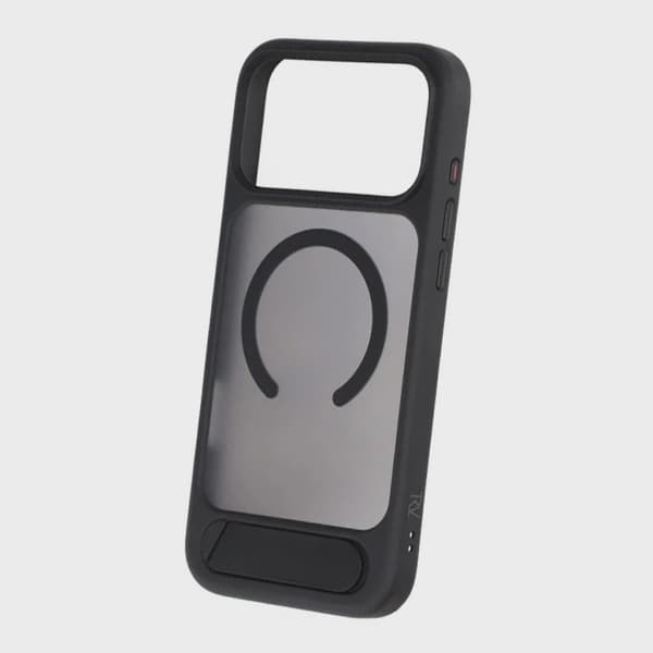 Mobilskal med Stativ för iPhone 17 Pro Max - Svart