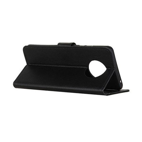 Flip Stand Leather Wallet Case For OnePlus 7T Black