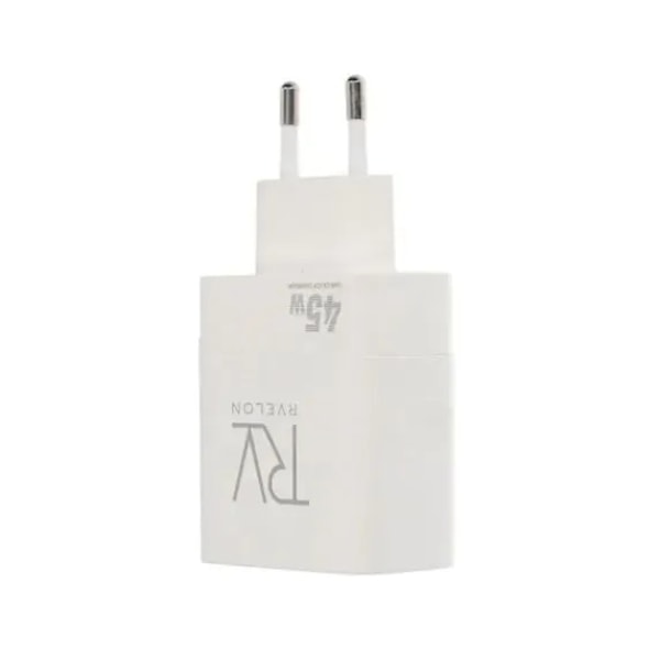 Rvelon 45W USB-C x2 GaN Väggladdare