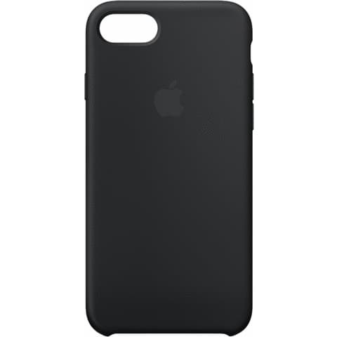 Apple iPhone 7/8/SE Silicone Case - Black Svart