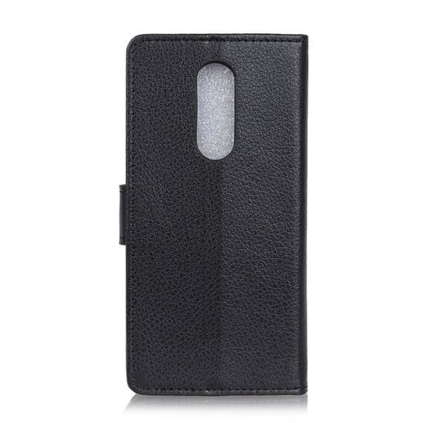 Flip Stand Leather Wallet Case For Sony Xperia 1 Black
