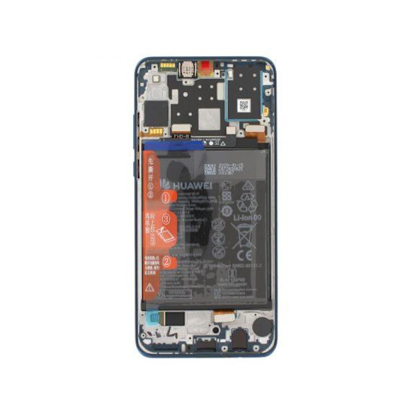 Huawei P30 Lite Edition Skärm/Display med Batteri Original - Blå