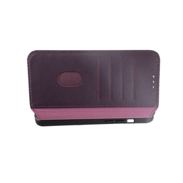 iPhone 15 Pro Max Plånboksfodral Läder Rvelon - Lila