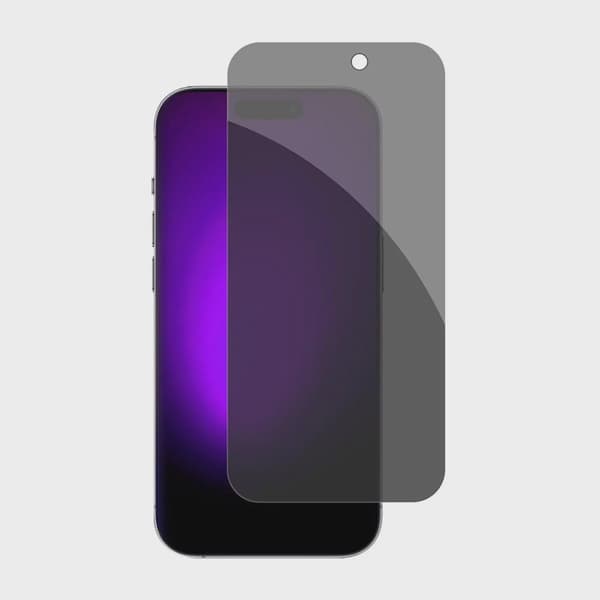 Skärmskydd iPhone 15 Plus - Privacy 3D Härdat Glas