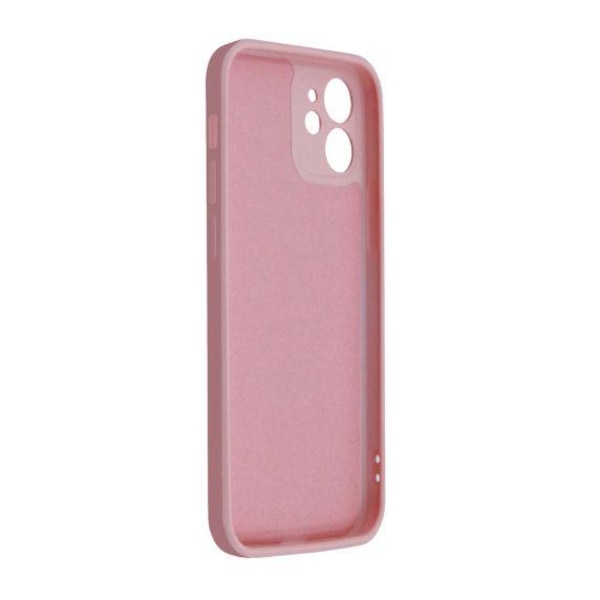 iPhone 12 Mini Soft Silicone Case Pink with Camera Cover High Qu
