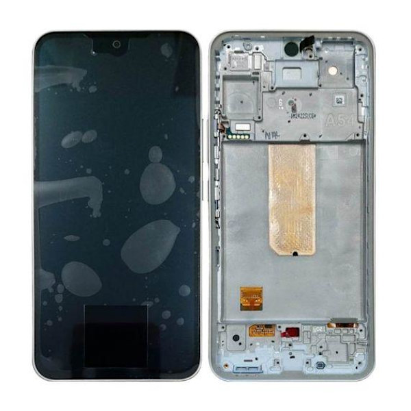 Samsung Galaxy A54 5G Skärm med LCD Display - Vit