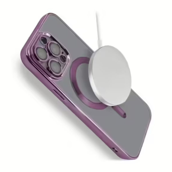 Luxury Mobilskal med Magsafe iPhone 13 Pro Max - Lila