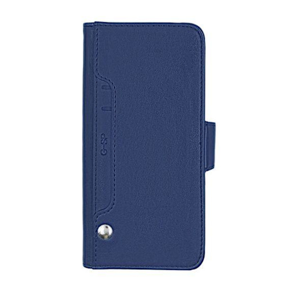 Flip Stand PU Leather Kickstand Card Case Blue For iPhone 7 Plus/8 Plus