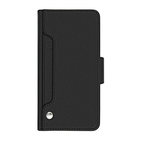 RV Plånboksfodral - iPhone X/XS - Extra Kortfack och Stativ - Svart