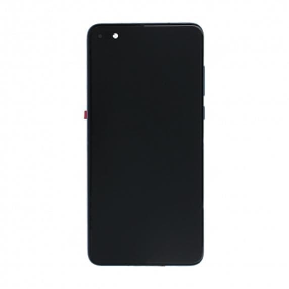 Huawei P40 Skärm/Display med Batteri Original - Blå
