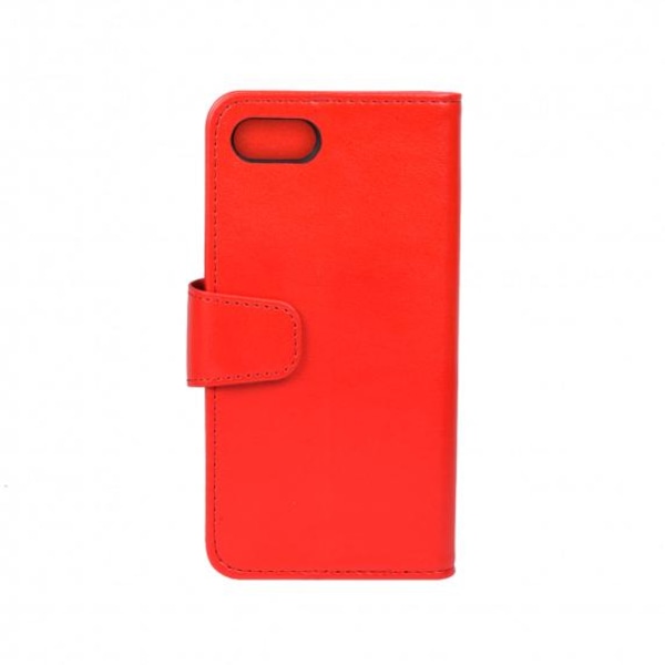 Flip Stand PU Leather Kickstand Card Case Red For iPhone 7 Plus/8 Plus