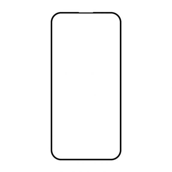 Skärmskydd iPhone 15 - 3D Härdat Glas Svart