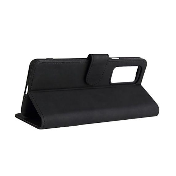 Flip Stand Leather Wallet Case For OnePlus 9 Black