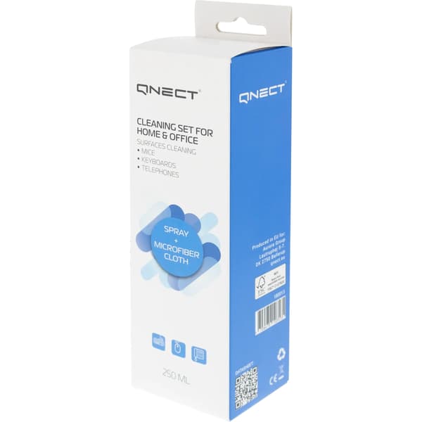 Qnect Cleaning Rengöringssats, 250 ml + mikrofiber