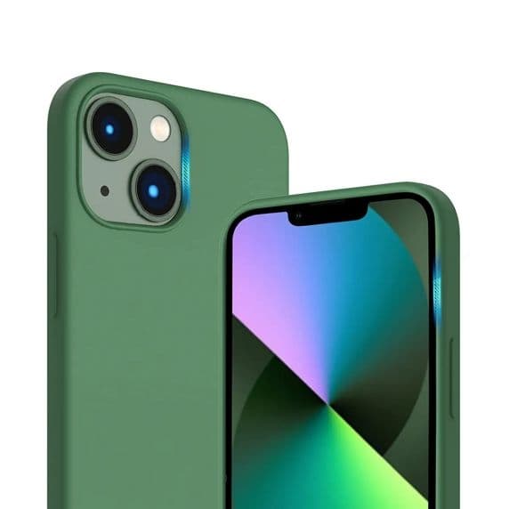 iPhone 13 Skal - Silikon Grön Rvelon