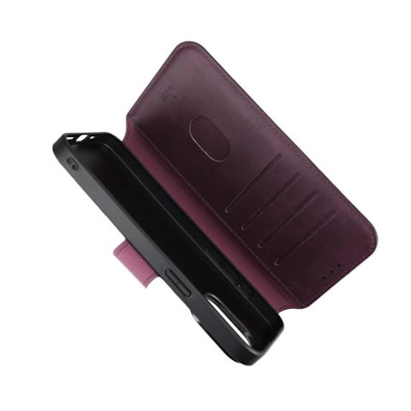 iPhone 15 Pro Max Plånboksfodral med Magsafe Rvelon - Lila