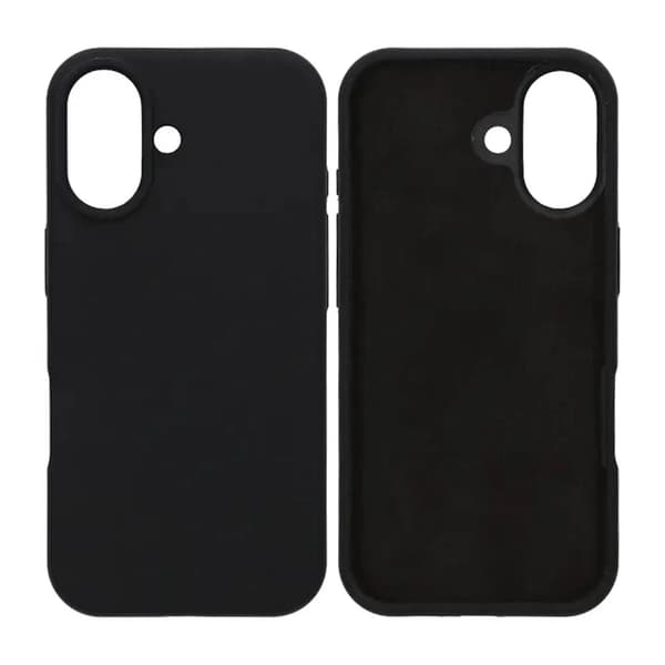 Mobilskal Mjukt Silikon för iPhone 17 - Svart