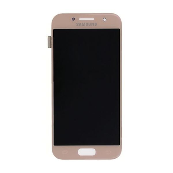 Samsung Galaxy A3 2017 LCD Skärm med Display Original - Rosa