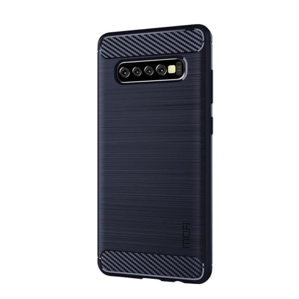 Carbon Mobilskal till Samsung Galaxy S10 Plus - Blå