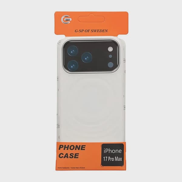 Cream Wave Silikonskal Magsafe för iPhone 17 Pro Max
