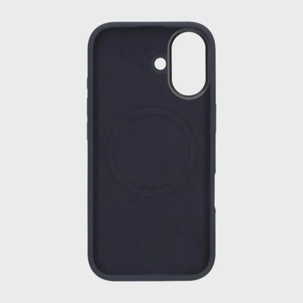 Mobilskal Silikon med Kamera Metallram för iPhone 17 - Blå