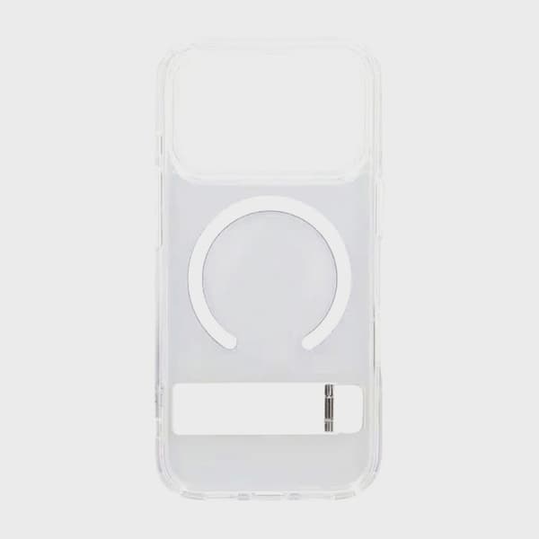 Mobilskal med Stativ för iPhone 17 Pro - Transparent
