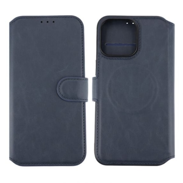 iPhone 15 Pro Max Plånboksfodral med Magsafe Rvelon - Blå