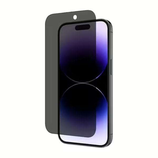 Skärmskydd iPhone 15/16 - Privacy 3D Härdat Glas