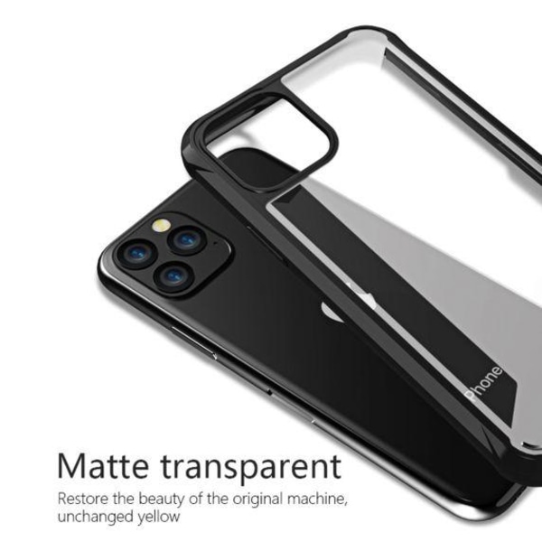 TPU Edge Transparent Frosted Shockproof Case For iPhone 11 Pro B