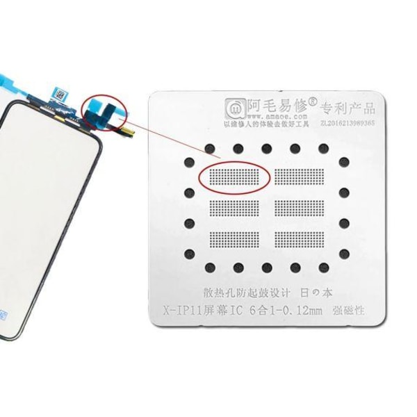 Plattform till Lödningsarbete för Skärm Display IC Chip iPhone X