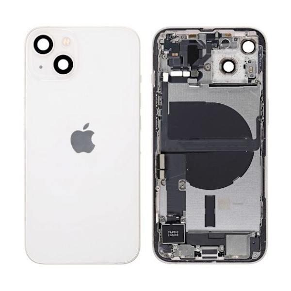 iPhone 13 Baksida/Komplett Ram - Vit