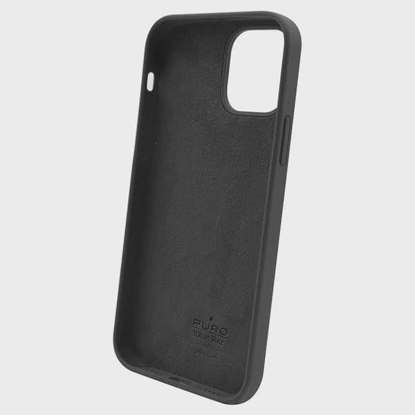Puro Icon iPhone 13 Pro Max Silikonskal - Svart