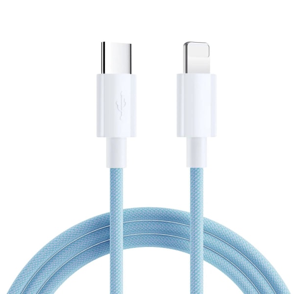 SiGN Boost USB-C till Lightning Kabel 20W 1m - Blå