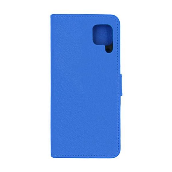 Flip Stand Leather Wallet Case For Huawei P40 Lite Blue