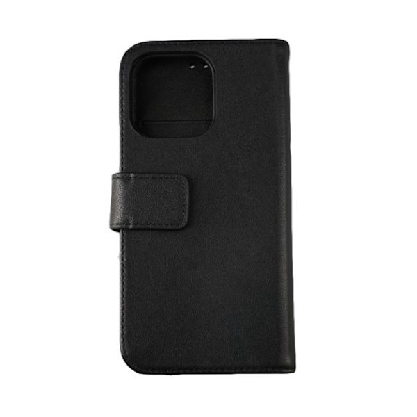 iPhone 12 Mini Plånboksfodral Genuint Läder RV - Svart