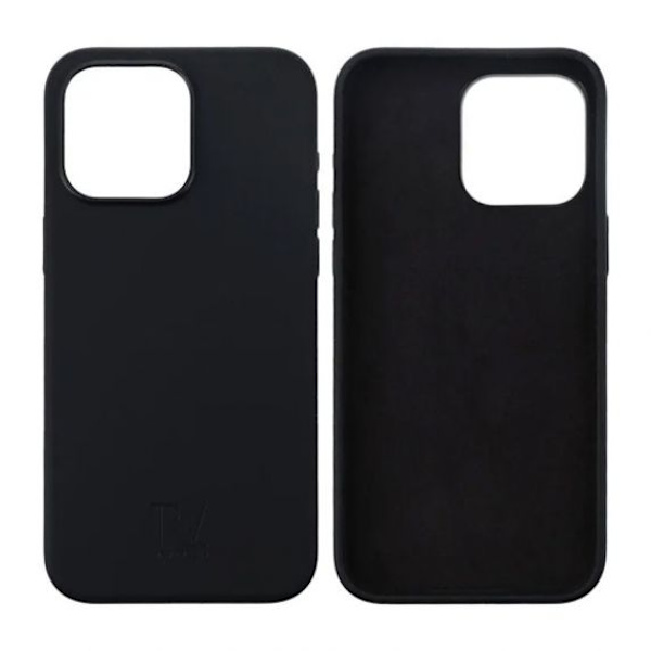 iPhone 15 Pro Max Mobilskal Silikon Rvelon - Svart